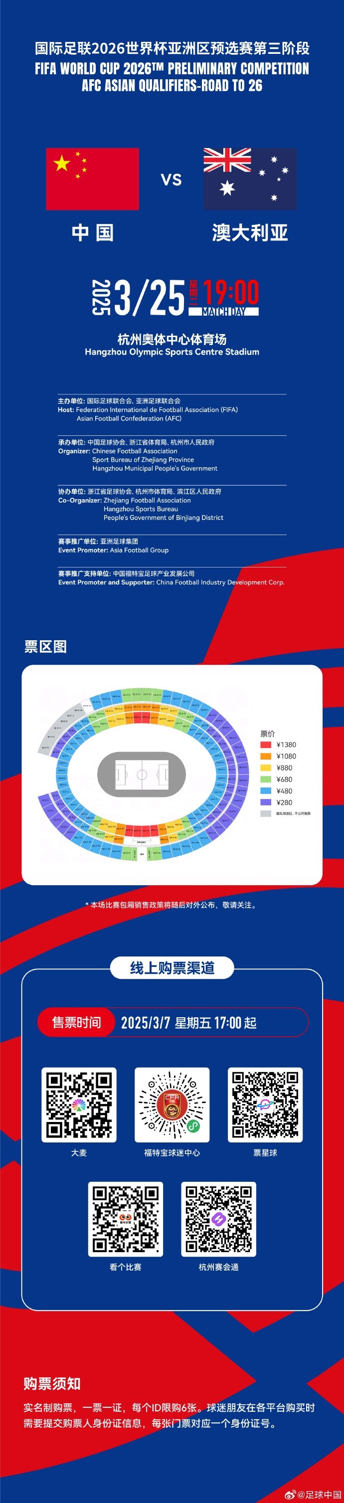  67000張！記者：若國(guó)足vs澳大利亞門(mén)票售罄，將創(chuàng)造上座人數(shù)紀(jì)錄