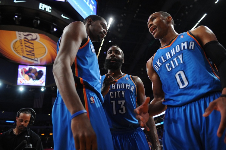  雷霆三少得分全部進(jìn)入歷史前20！他們是NBA歷史最大的如果嗎？